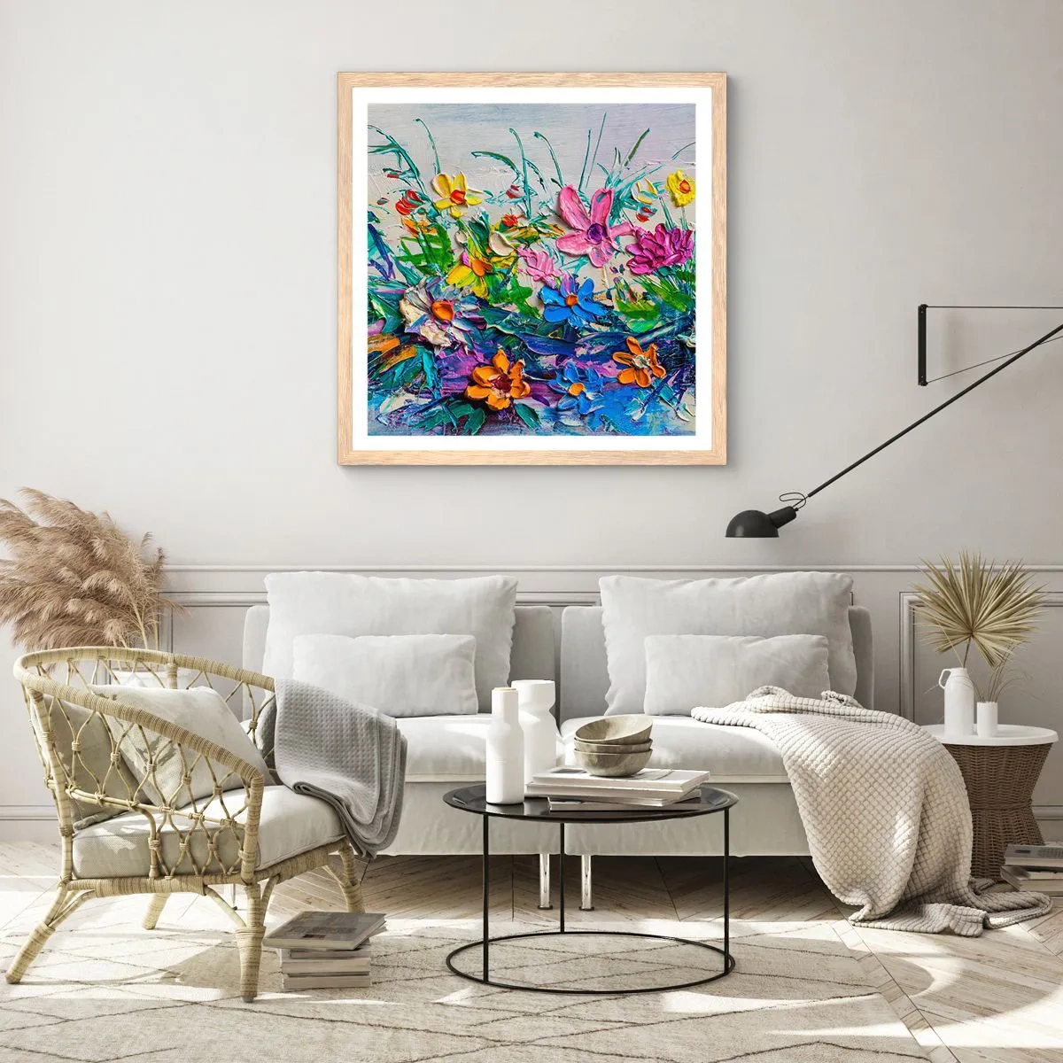 Plakat w ramie jasny dąb - Wcale nie-martwa natura - 60x60 cm