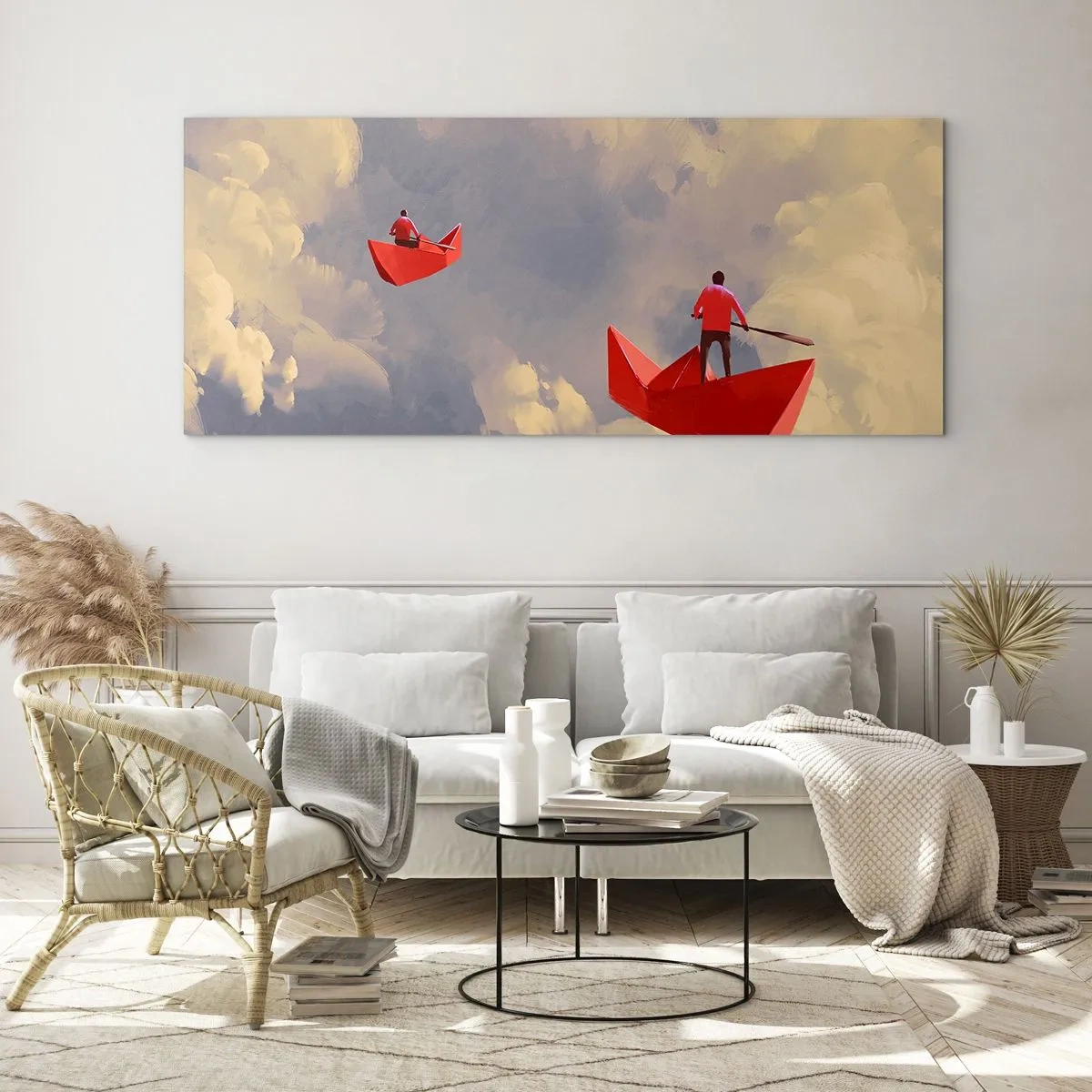 Obraz na szkle - Wyprawa marzycieli - 100x40 cm