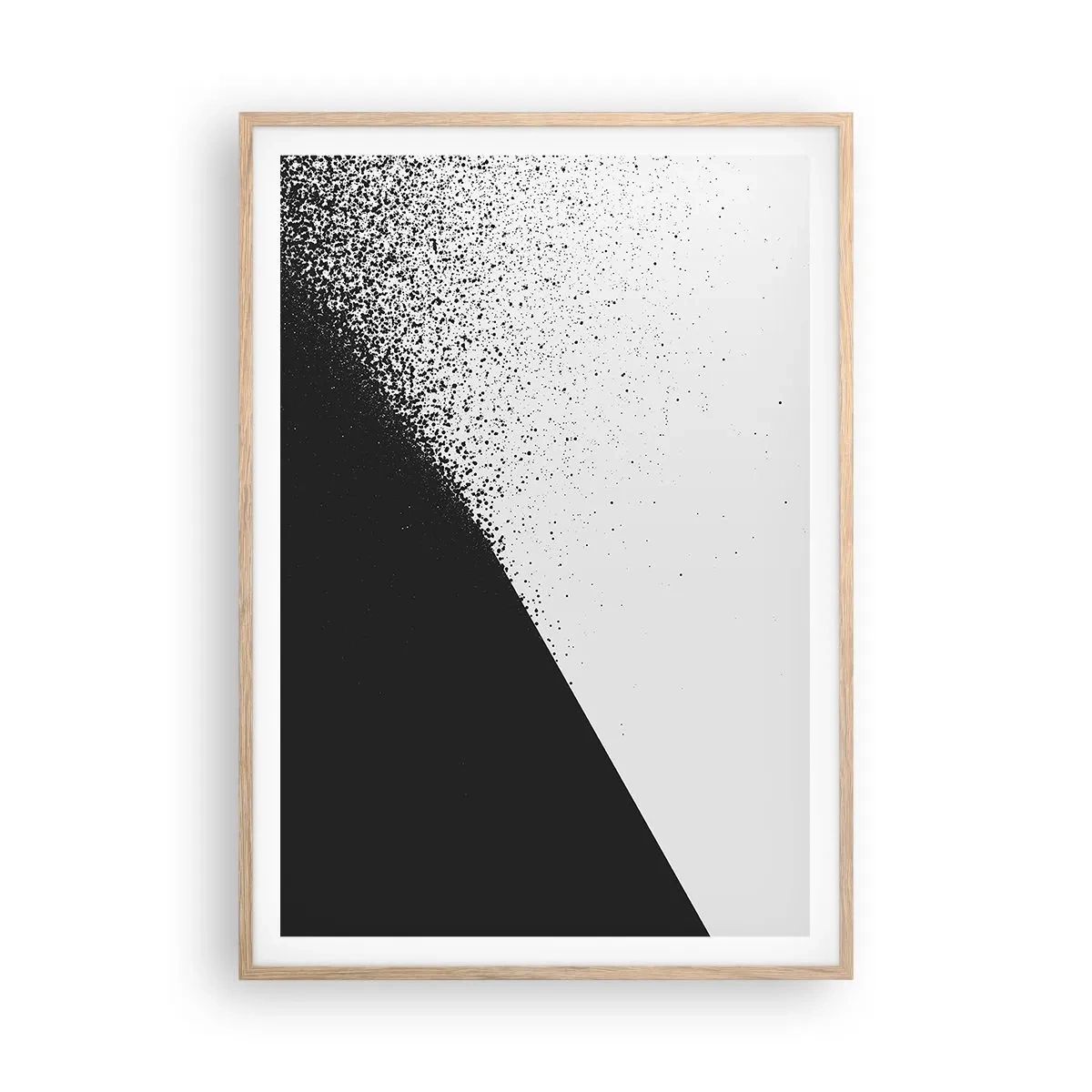 Plakat w ramie jasny dąb - Coraz szybciej, coraz więcej - 70x100 cm