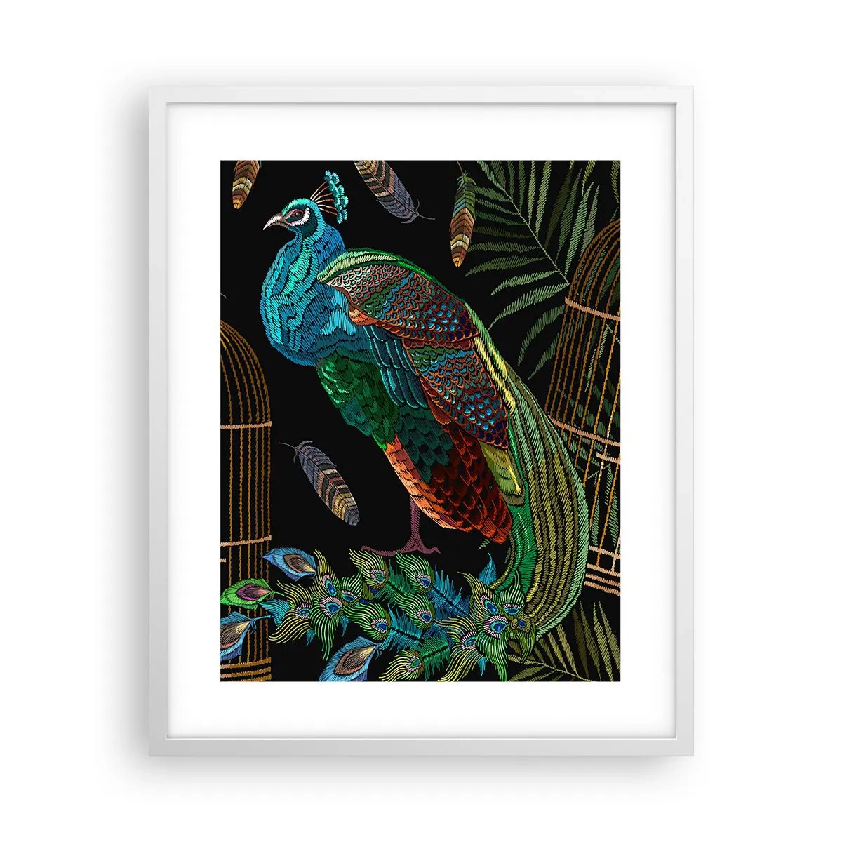 Plakat w białej ramie - W królewskich szatach - 40x50 cm