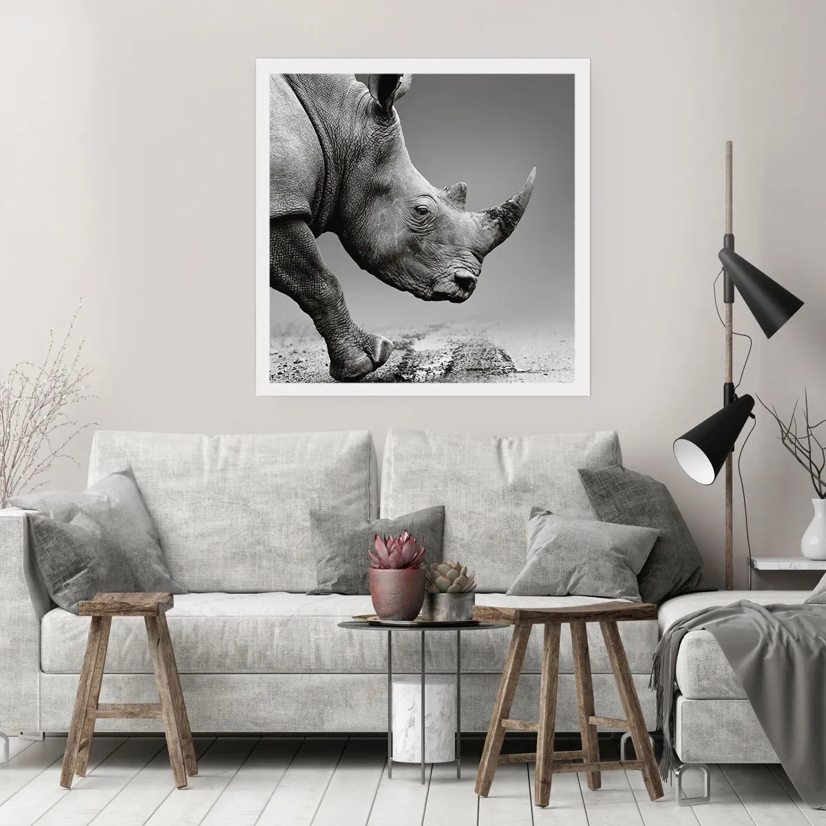Plakat - Niepowstrzymana siła - 40x40 cm
