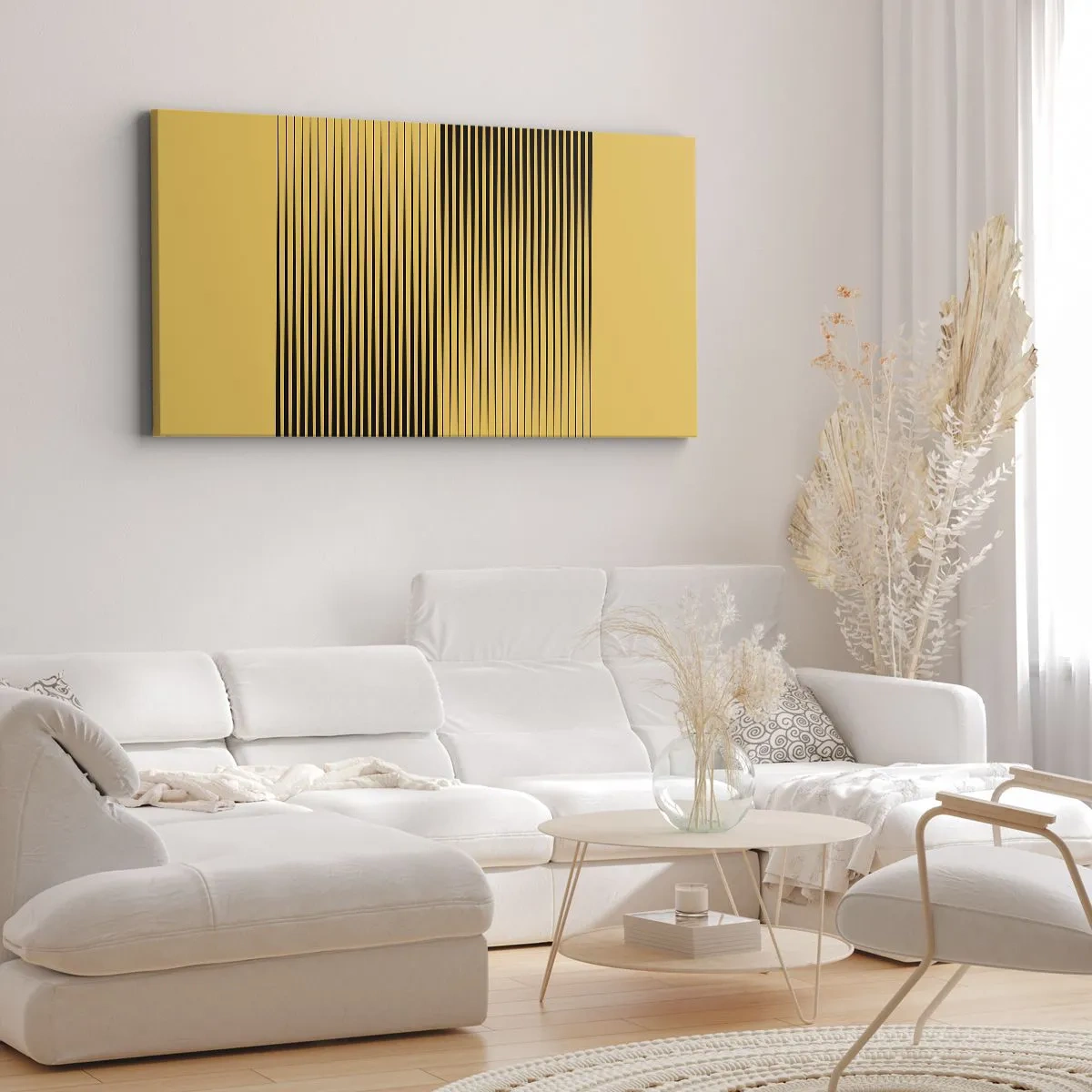 Obraz na płótnie - Kwadratura przeciwieństw - 100x40 cm