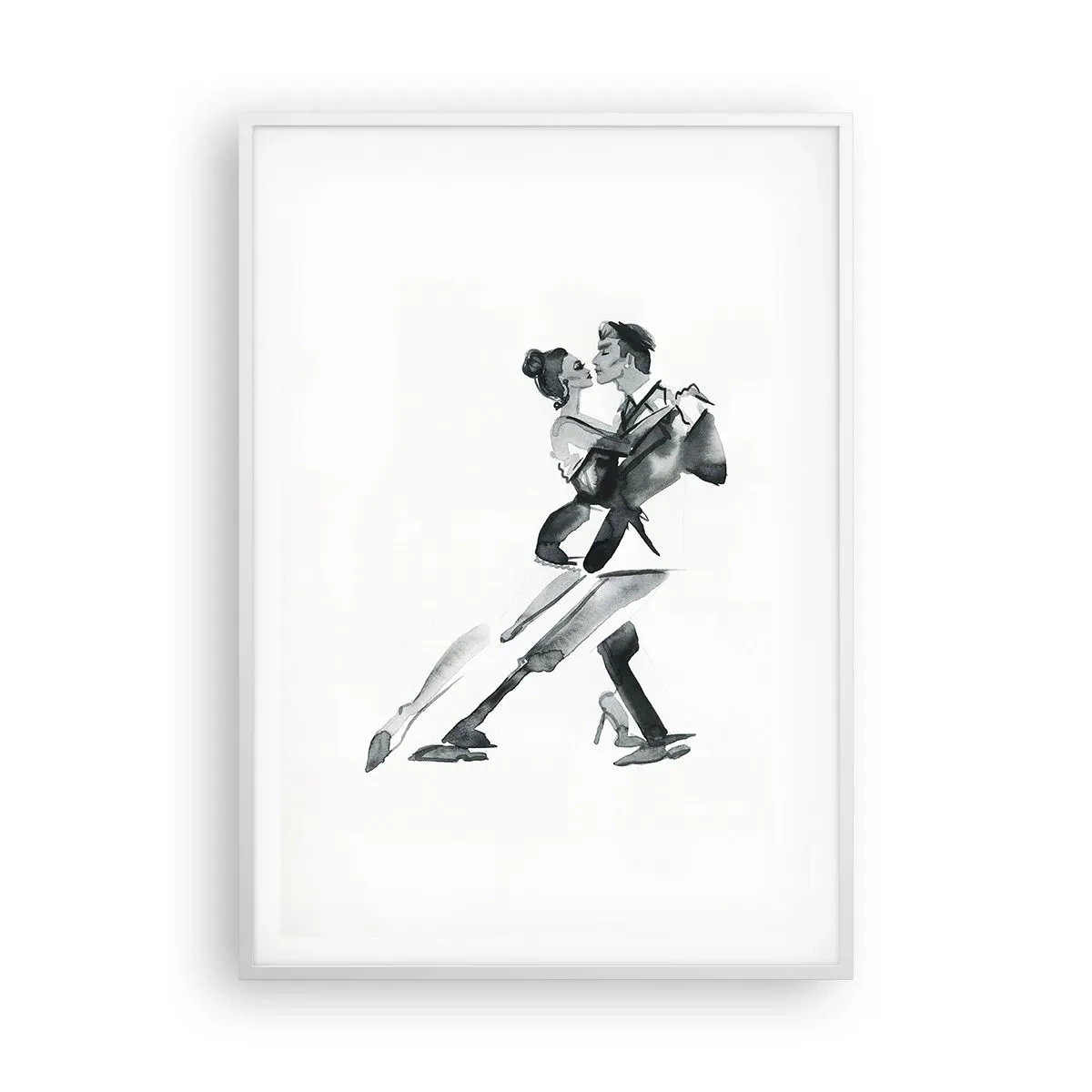 Plakat w białej ramie - W jednym rytmie - 70x100 cm