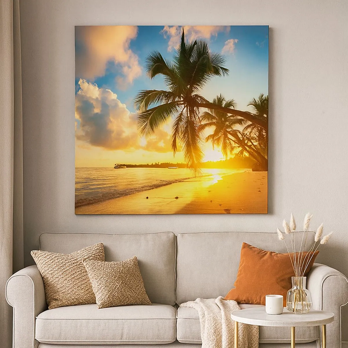 Obraz na płótnie - Karaibskie marzenie - 30x30 cm