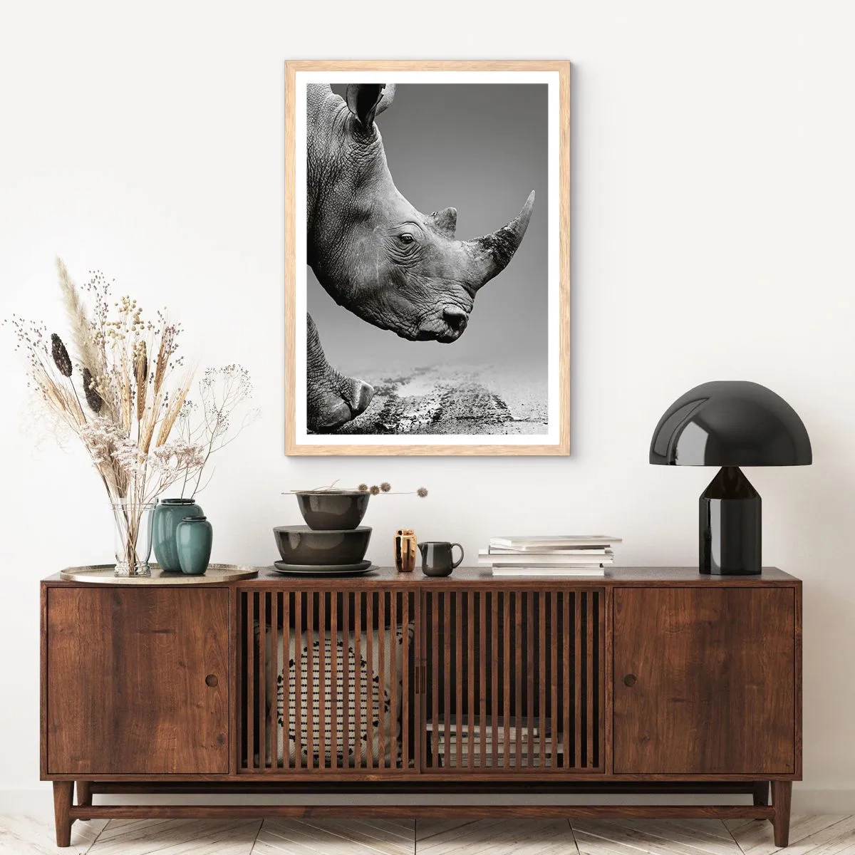 Plakat w ramie jasny dąb - Niepowstrzymana siła - 70x100 cm