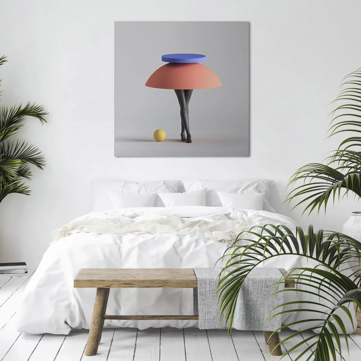 Obraz na płótnie - Kompozycja surrealistyczna - 40x40 cm