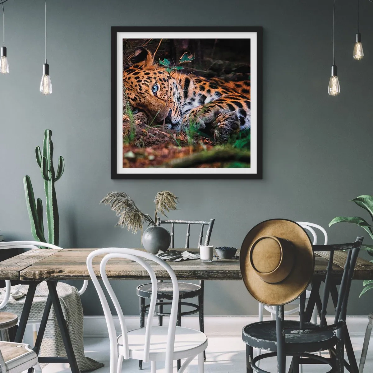 Plakat w czarnej ramie - Zaufaj mi - 40x40 cm