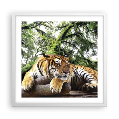 Plakat w białej ramie - Z wyrazami szacunku - 50x50 cm