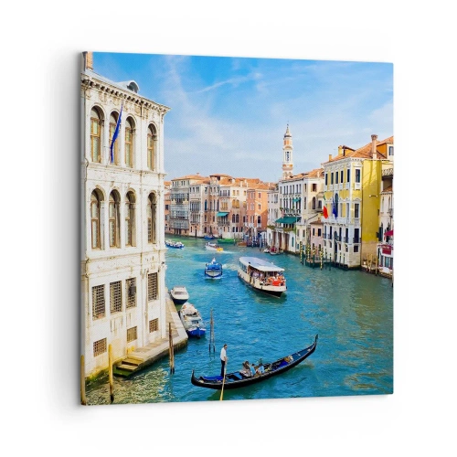 Obraz na płótnie - Ruch uliczny jedyny na świecie - 50x50 cm