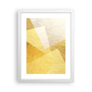 Plakat w białej ramie - Pogoda geometrii - 30x40 cm