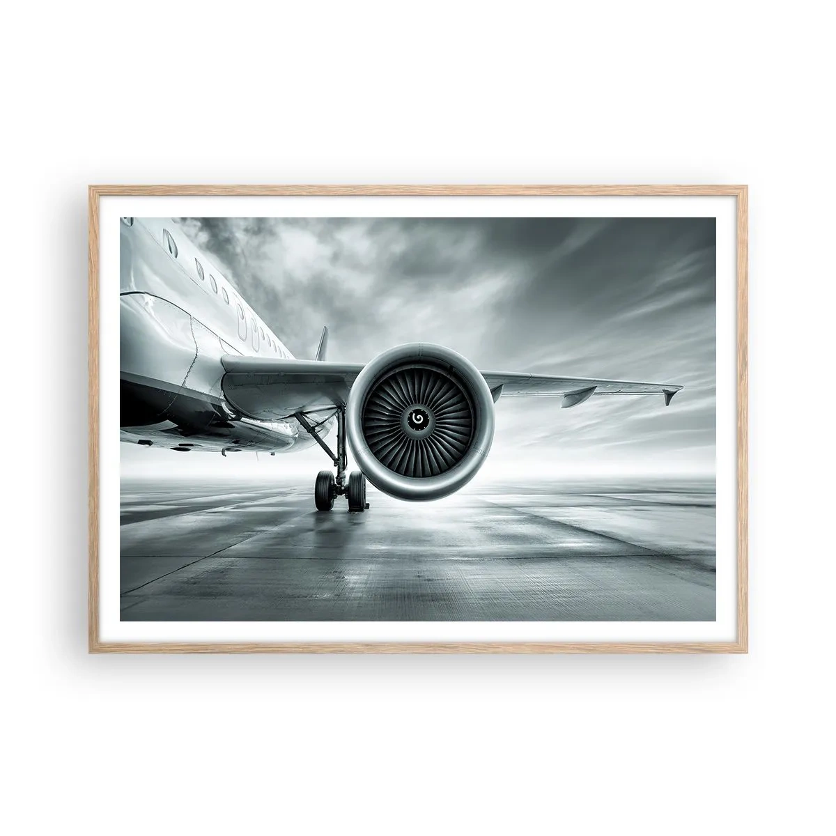 Plakat w ramie jasny dąb - Jest moc! - 100x70 cm