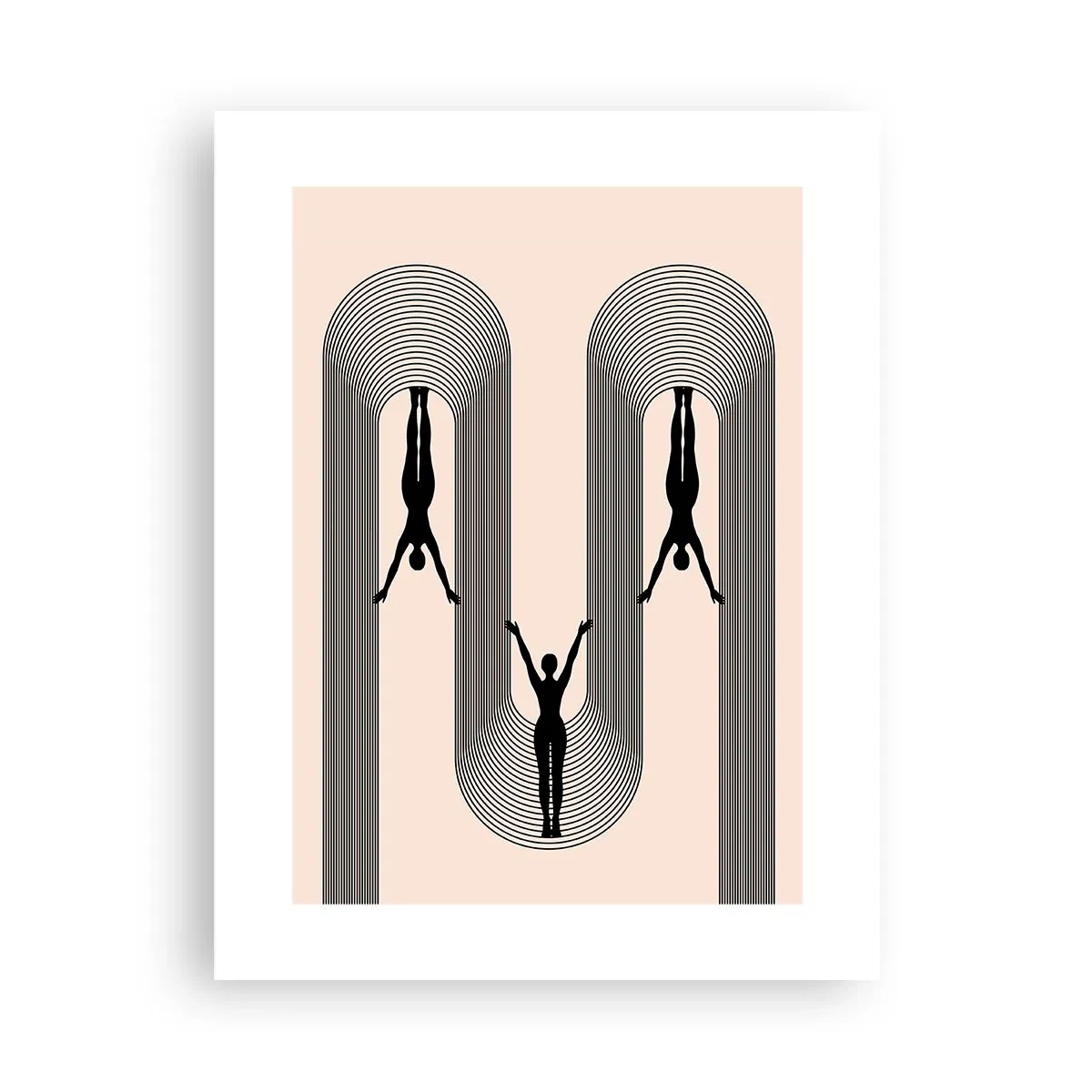 Plakat - Do góry nogami - 30x40 cm