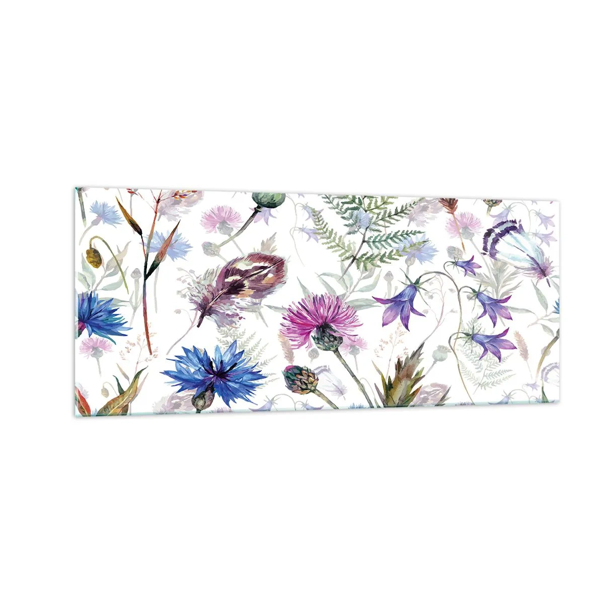 Obraz na szkle - Polski zielnik - 100x40 cm