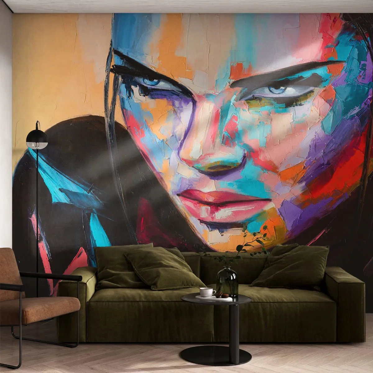 Fototapeta Premium Canvas - Dzikość serca - Kobieta, Portret Kobiety, Dziewczyna - 250x175 cm
