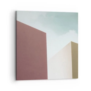 Obraz na płótnie - Geometria słonecznego lata - 70x70 cm