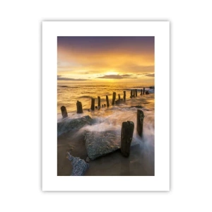 Plakat - Surowe piękno Bałtyku - 30x40 cm