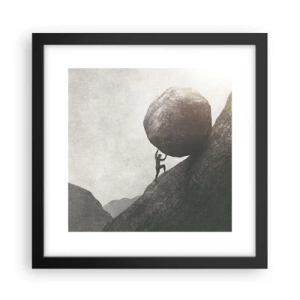 Plakat w czarnej ramie - Wierzę wbrew nadziei - 30x30 cm
