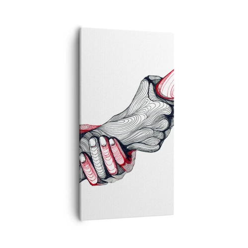Obraz na płótnie - Jesteś w dobrych rękach - 55x100 cm