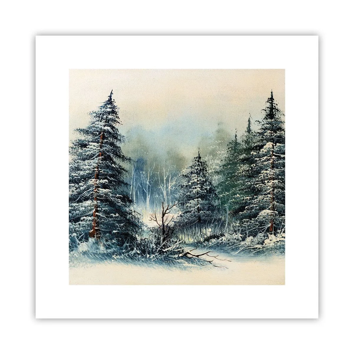 Plakat - Gotowe do Świąt - 30x30 cm