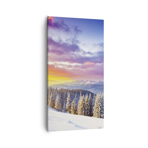 Obraz na płótnie - W biały dzień - 55x100 cm