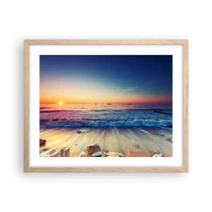 Plakat w ramie jasny dąb - A co za horyzontem? - 50x40 cm
