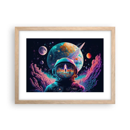 Plakat w ramie jasny dąb - Filozofom się nie śniło - 40x30 cm