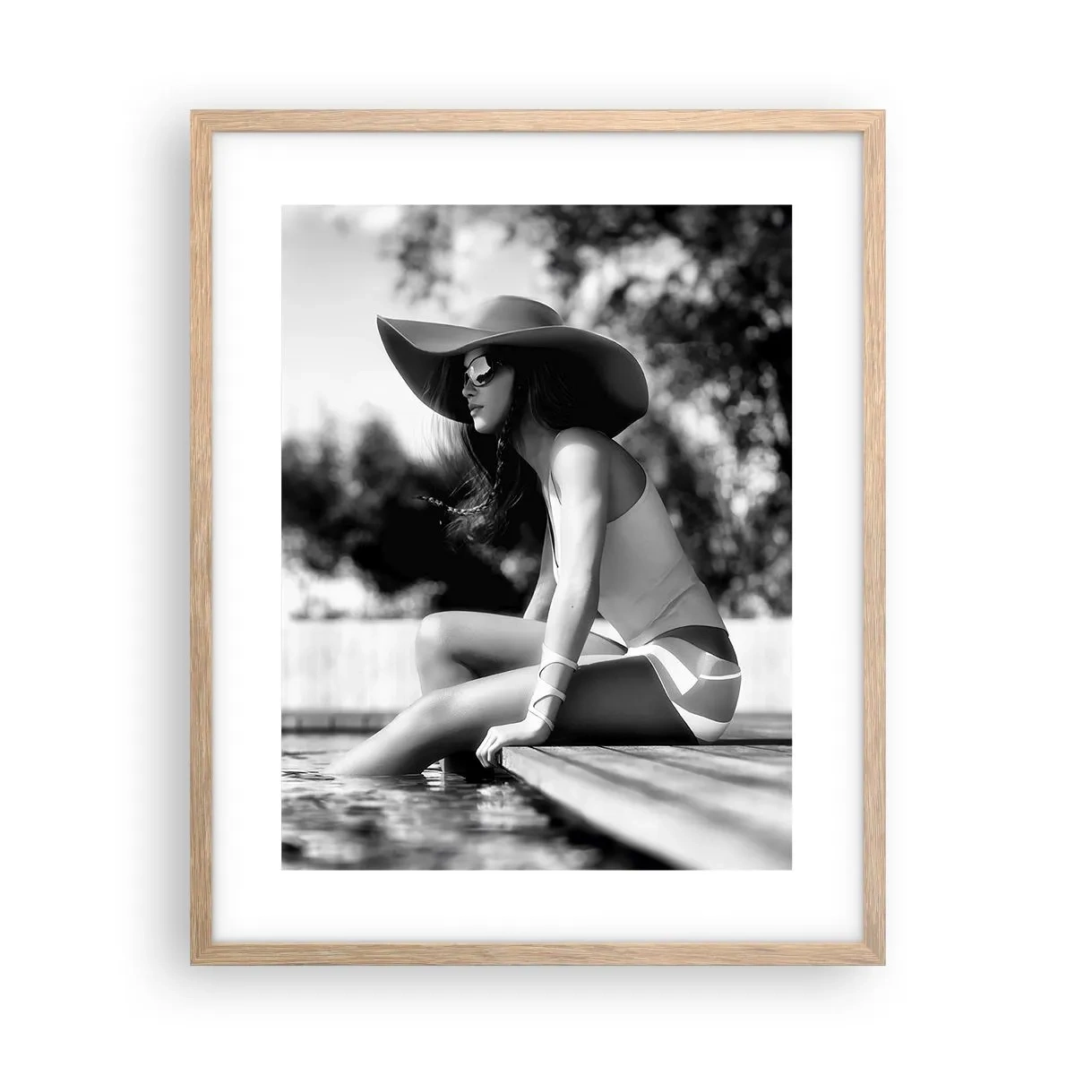 Plakat w ramie jasny dąb - Letnie marzenie - 40x50 cm
