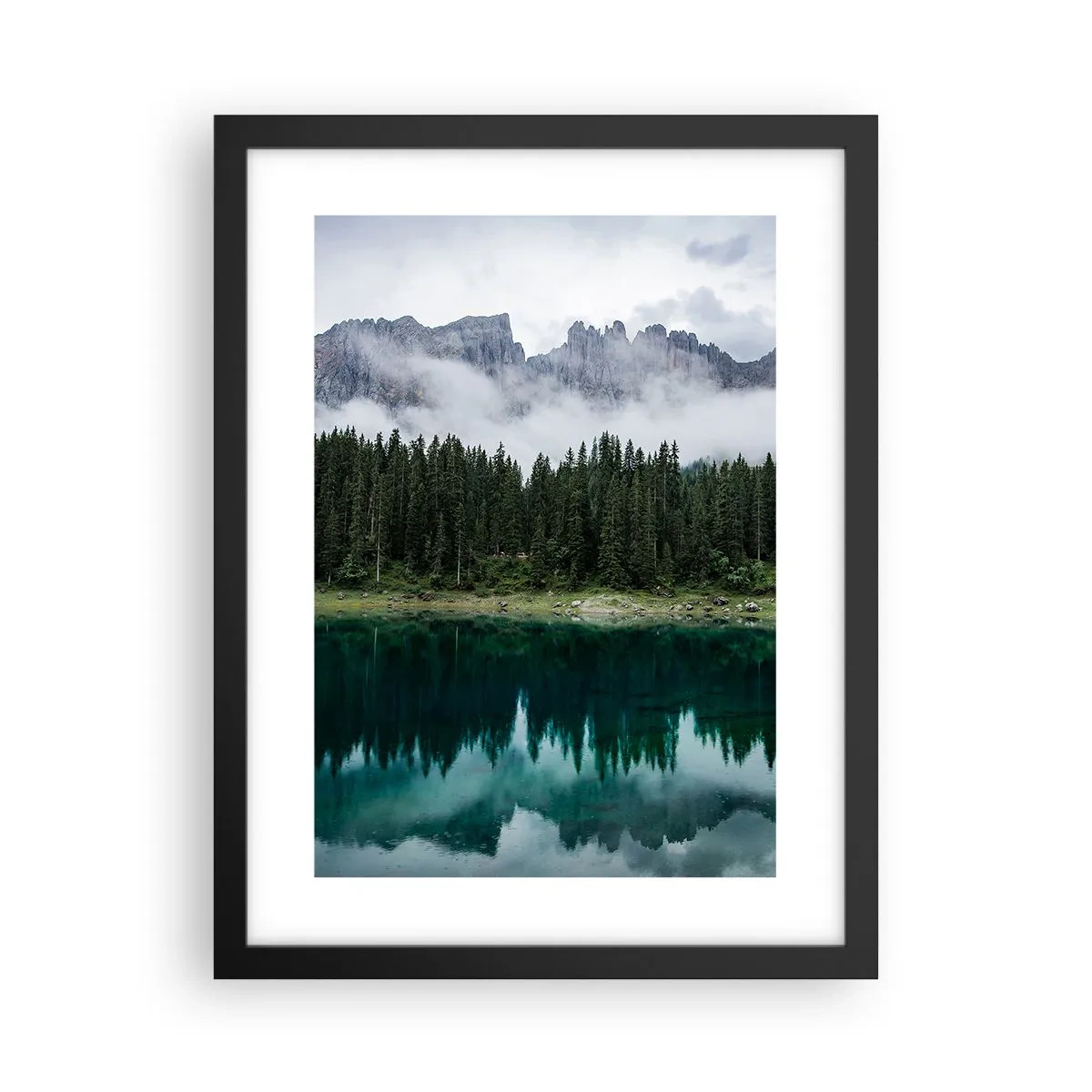 Plakat w czarnej ramie - Cicho, cicho, nie budźmy wody spiącej… - 30x40 cm