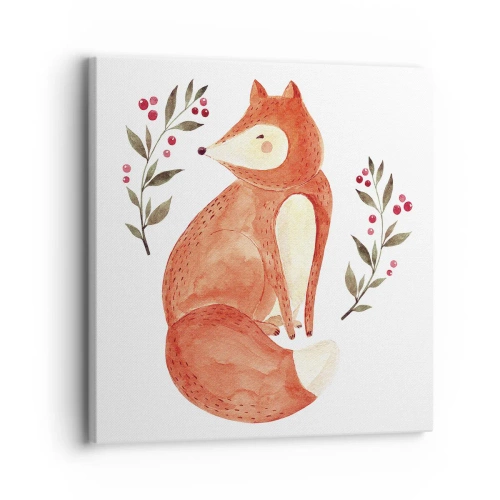 Obraz na płótnie - Mały rudzielec - 30x30 cm