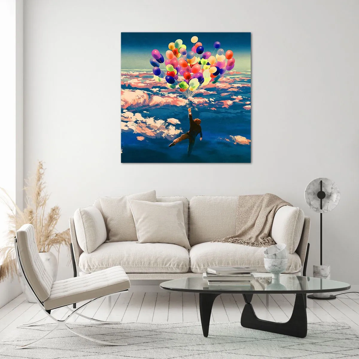 Obraz na szkle - Spełnione marzenie dzieciństwa - 30x30 cm