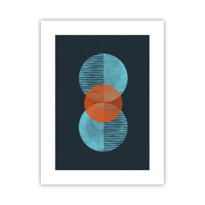 Plakat - Kompozycja symetryczna - 30x40 cm