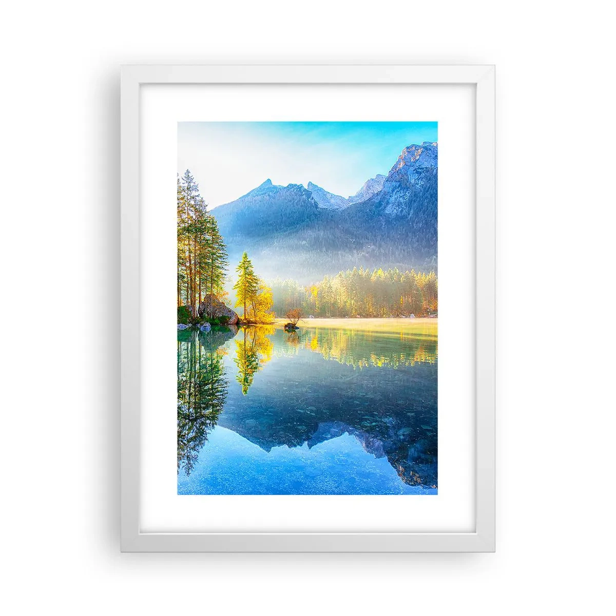 Plakat w białej ramie - Majestat i słodycz - 30x40 cm