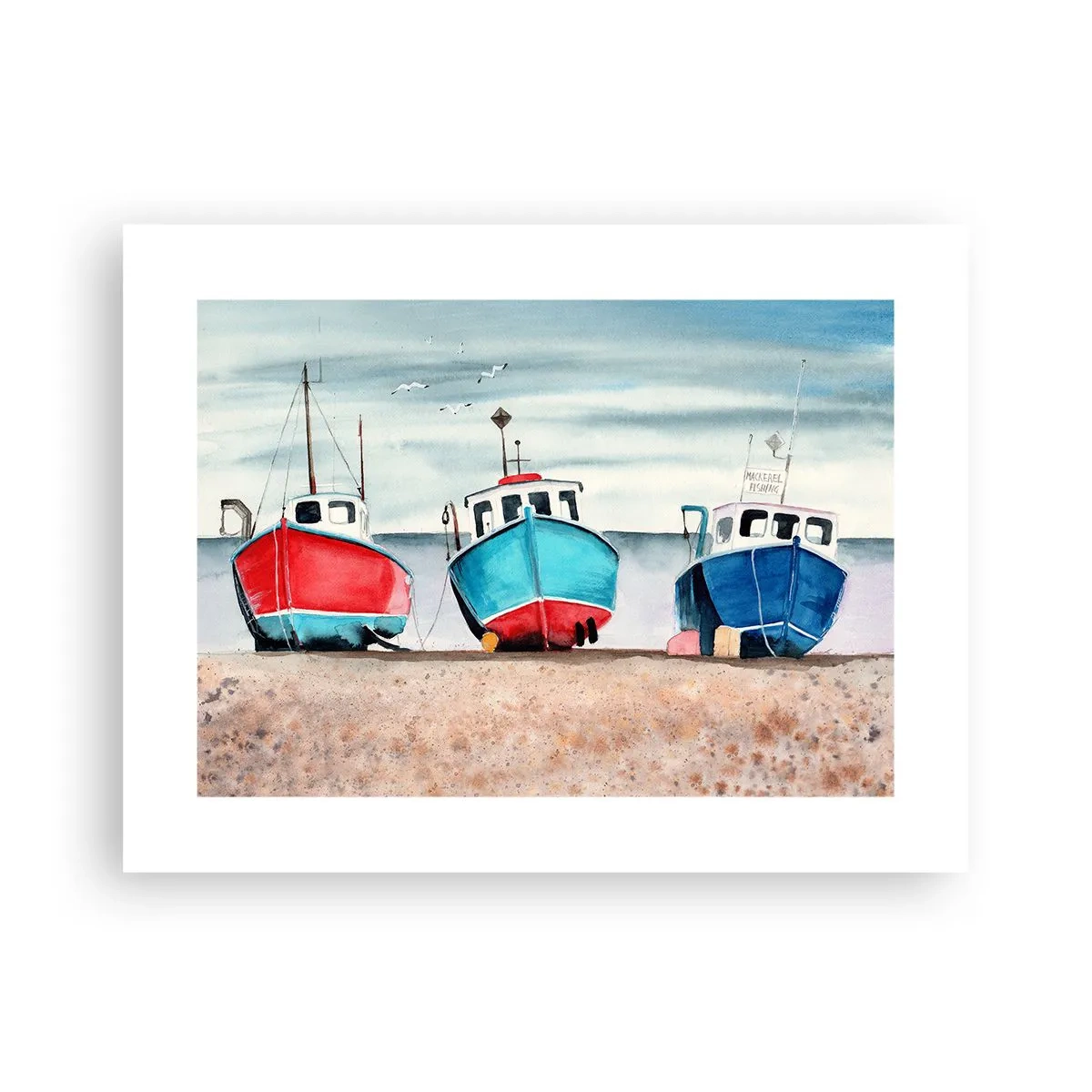 Plakat - Gotowe na połów - 40x30 cm