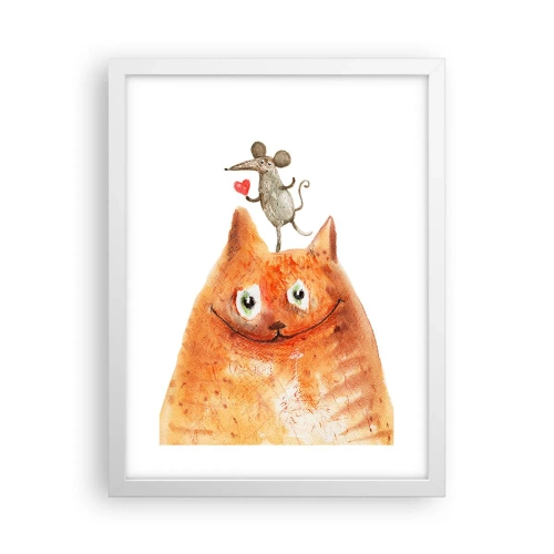 Plakat w białej ramie - Paradoksy miłości - 30x40 cm