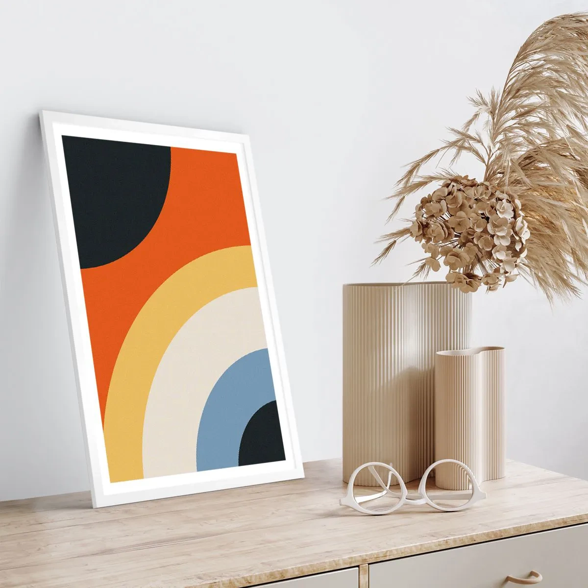 Plakat w białej ramie - Ku sobie - 30x40 cm