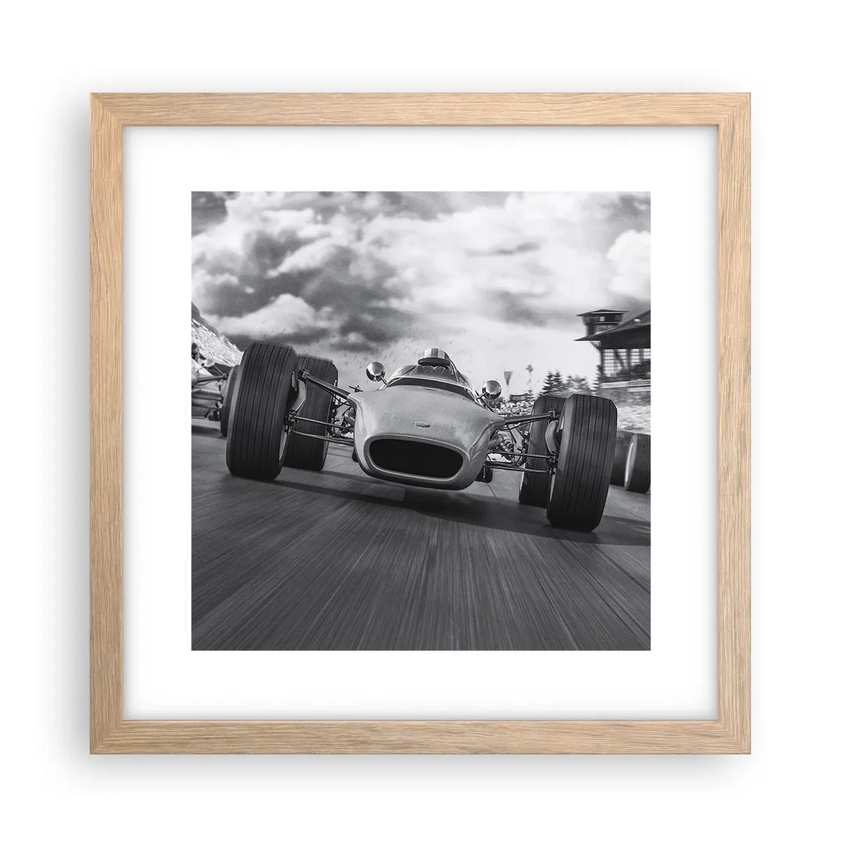 Plakat w ramie jasny dąb - Jest moc! - 30x30 cm