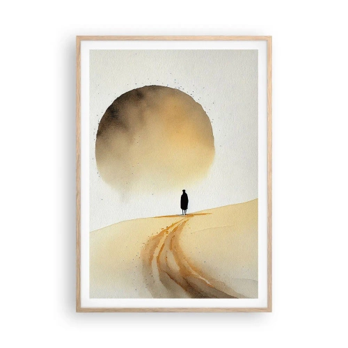 Plakat w ramie jasny dąb - Zawsze tęsknota - 70x100 cm