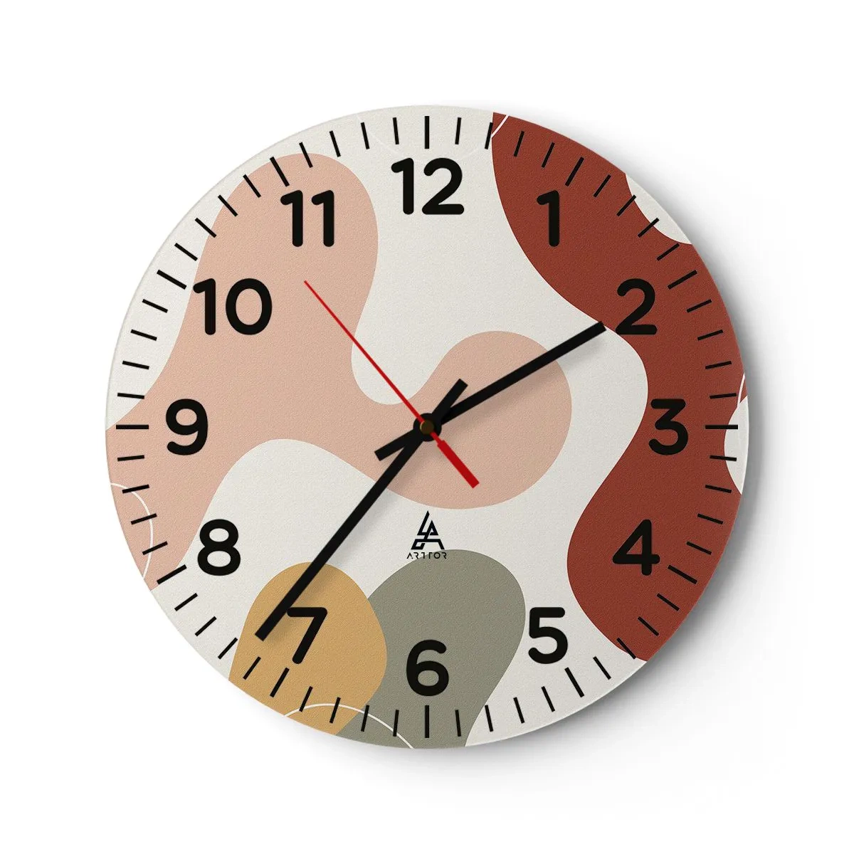 Zegar ścienny - Esy czy floresy? - 40x40 cm