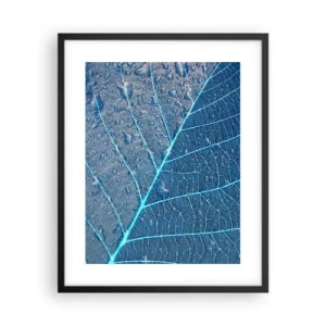 Plakat w czarnej ramie - Życie w błękicie - 40x50 cm