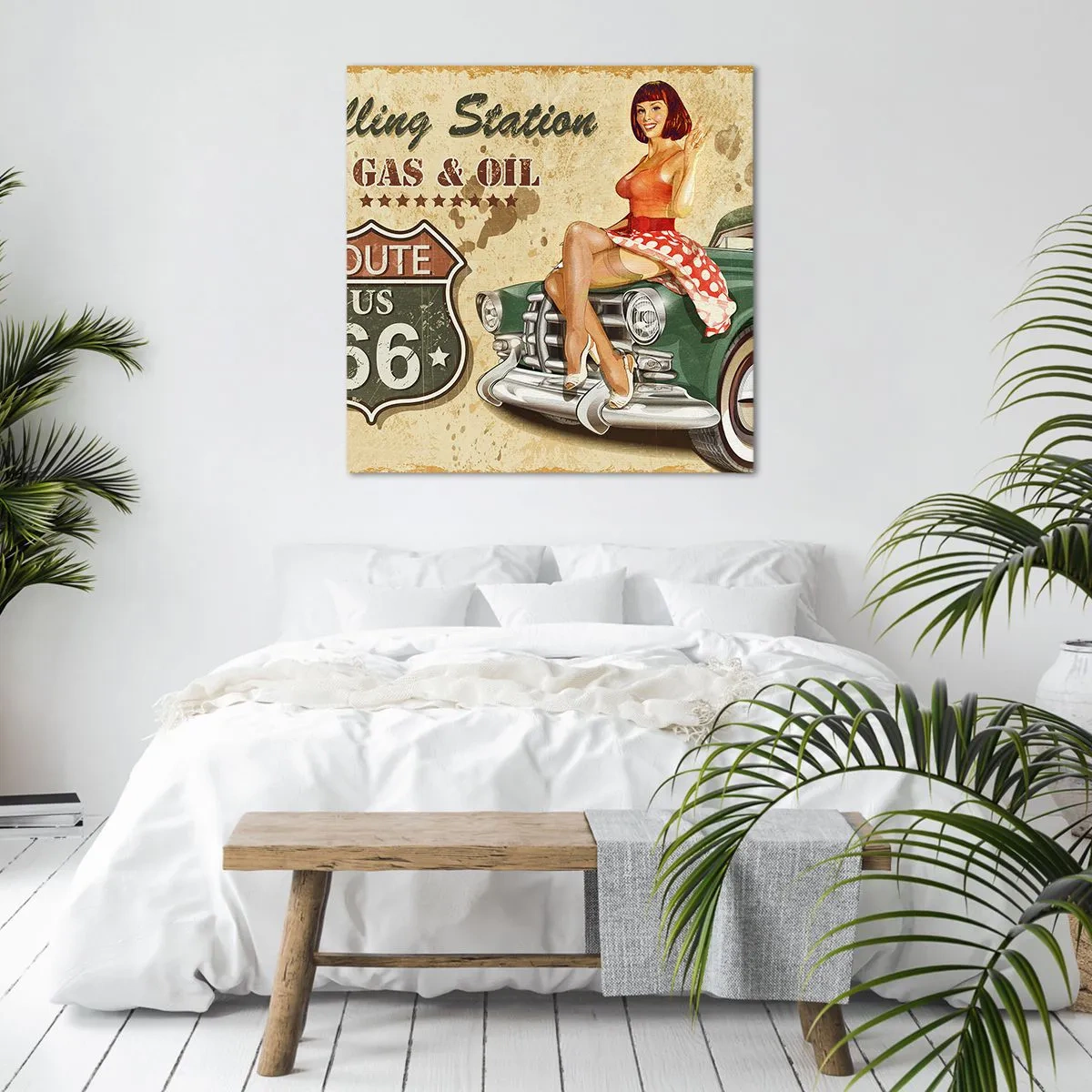 Obraz na płótnie - Wspaniałe lata 40. - 30x30 cm