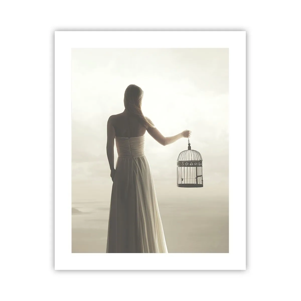 Plakat - Bądź wolna - 40x50 cm