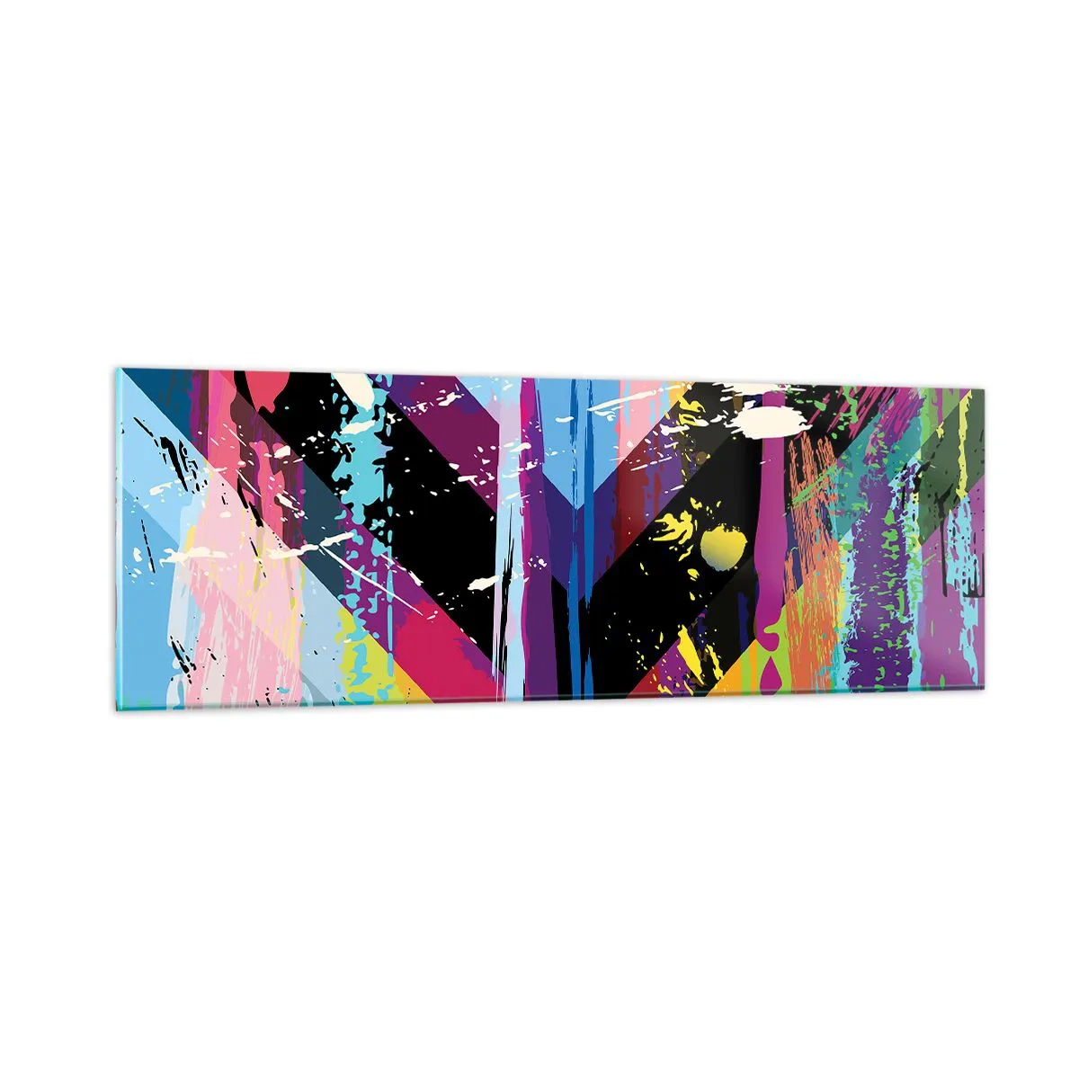 Obraz na szkle - Z góry na dół - 90x30 cm