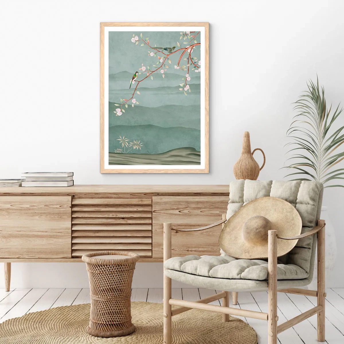 Plakat w ramie jasny dąb - Wiosna, ach, to ty - 30x40 cm