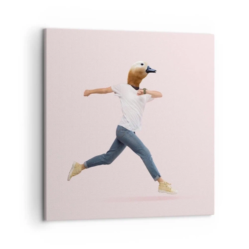 Obraz na płótnie - Szczypta absurdu - 50x50 cm