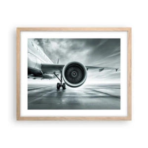 Plakat w ramie jasny dąb - Jest moc! - 50x40 cm