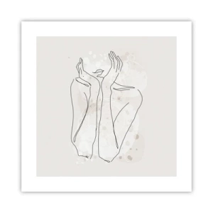 Plakat - Rozmarzona chwila - 40x40 cm