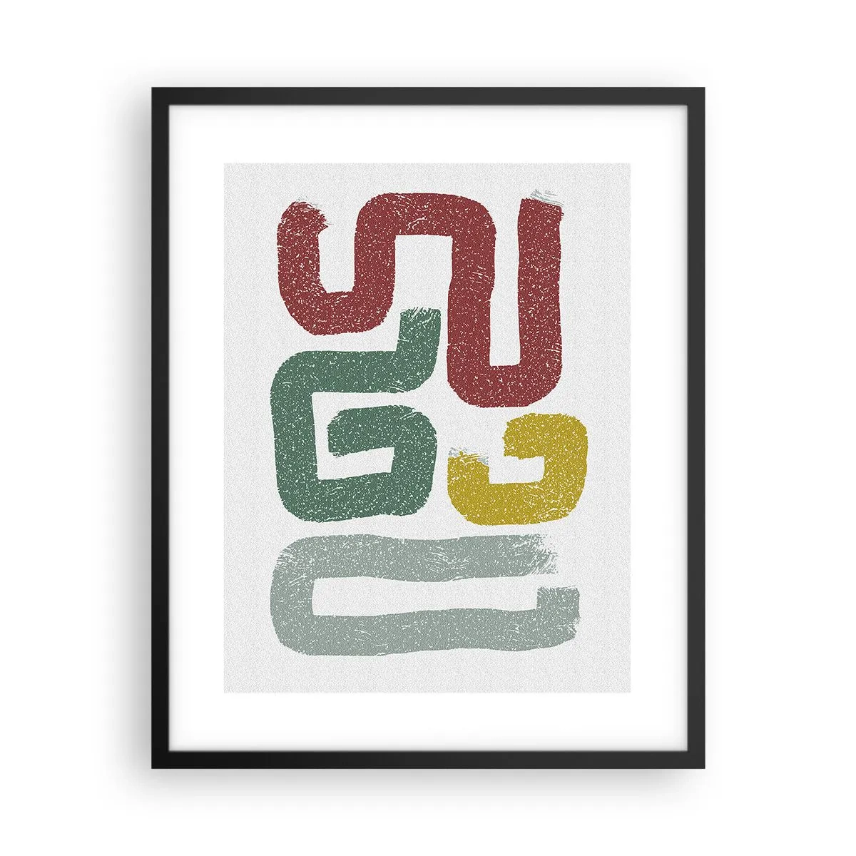 Plakat w czarnej ramie - W nieznanym języku - 40x50 cm