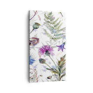 Obraz na płótnie - Polski zielnik - 45x80 cm