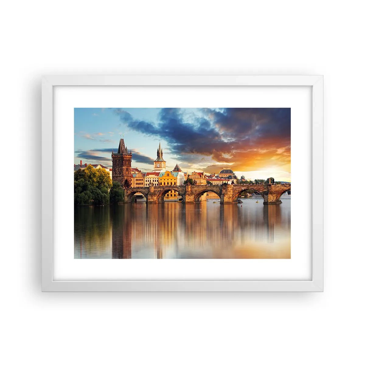 Plakat w białej ramie - Piękna od wieków - 40x30 cm