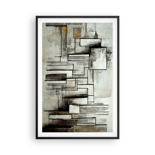 Plakat w czarnej ramie - Siła prostoty - 61x91 cm
